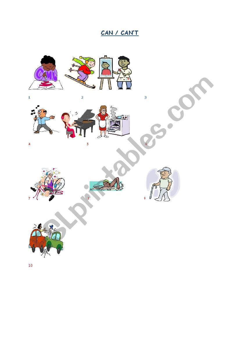 CAN worksheet