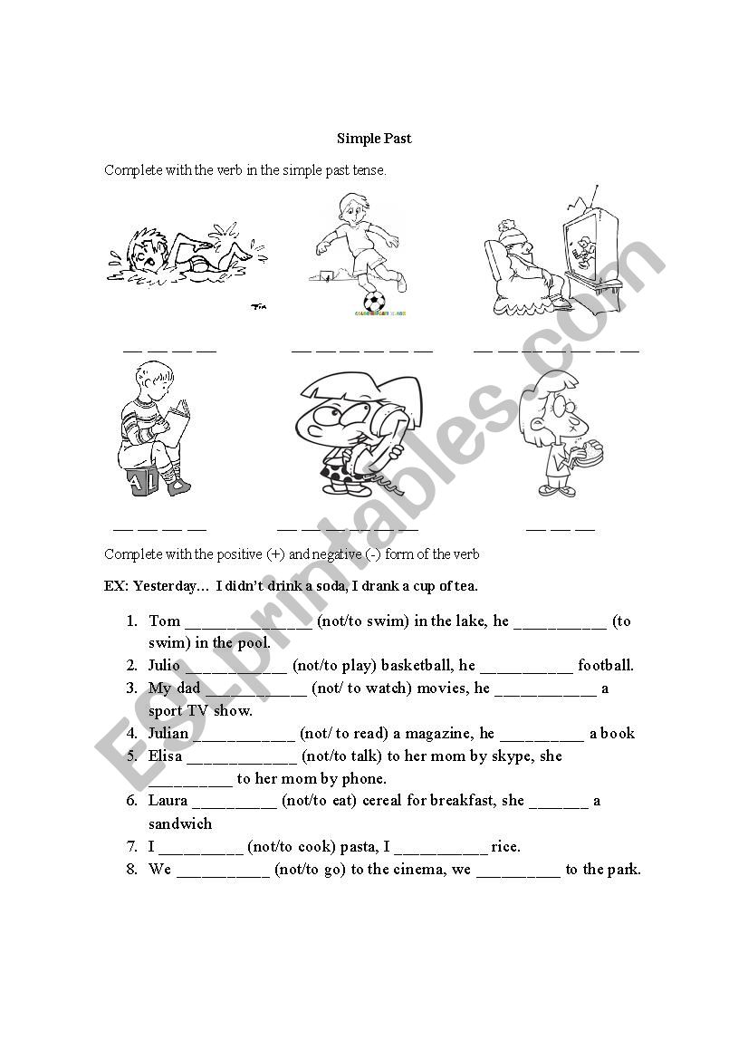 Worksheet past simple worksheet