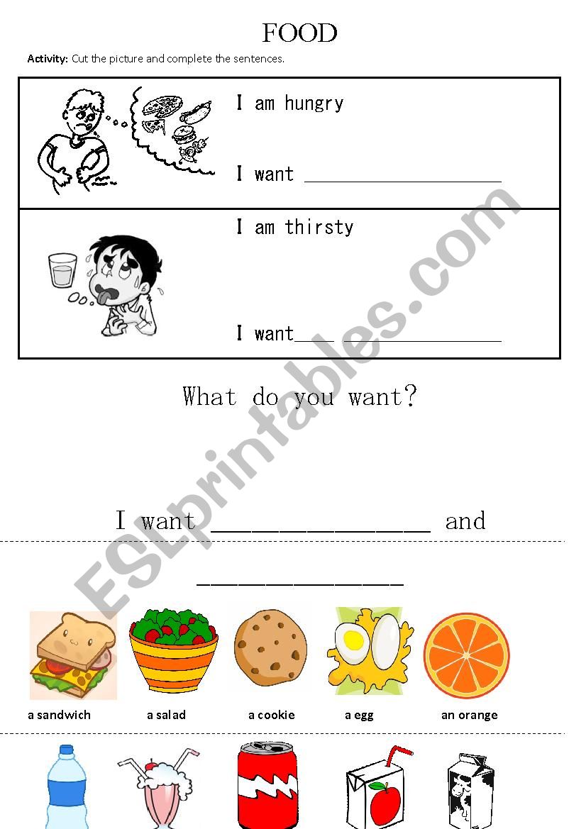 Food worksheet