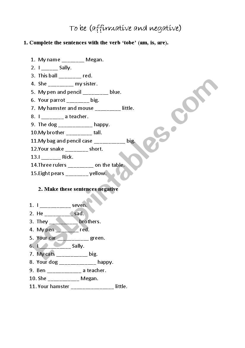 to-be-affirmative-and-negative-esl-worksheet-by-mllenglish