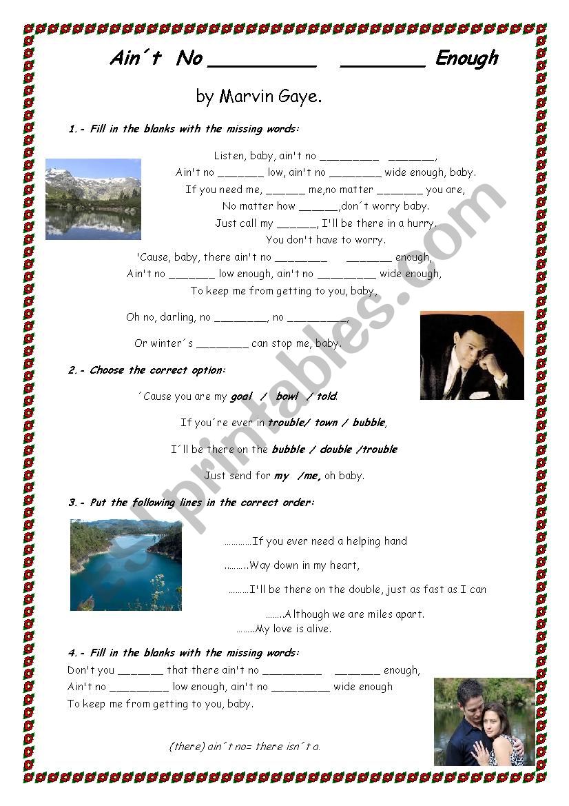 AinÂ´t no Mountain High Enough