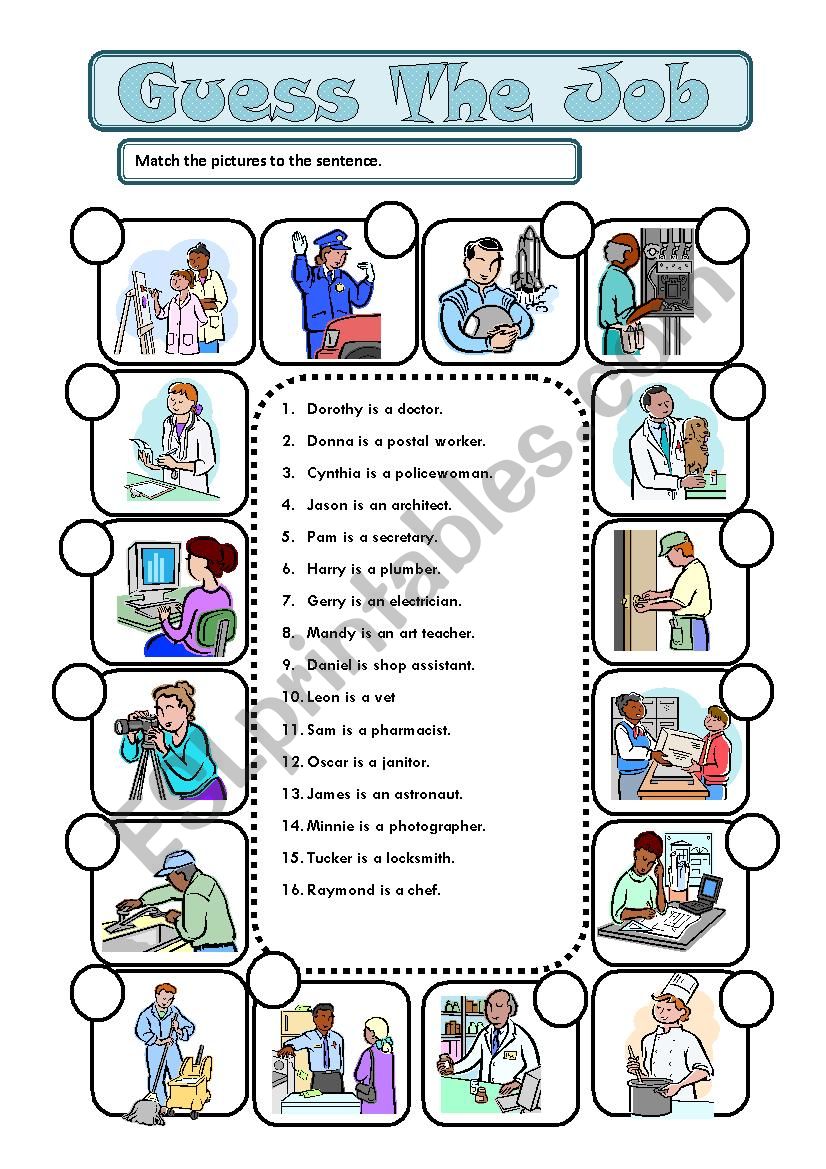 GUESS GAME 3 worksheet