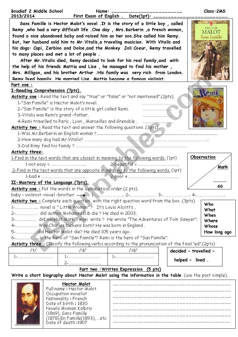 presenting people  worksheet