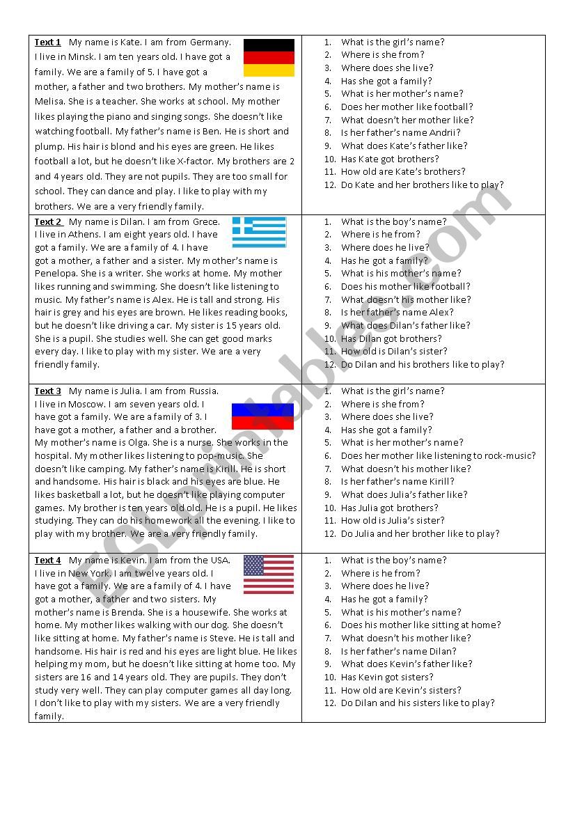 reading/answering/do-does/writing