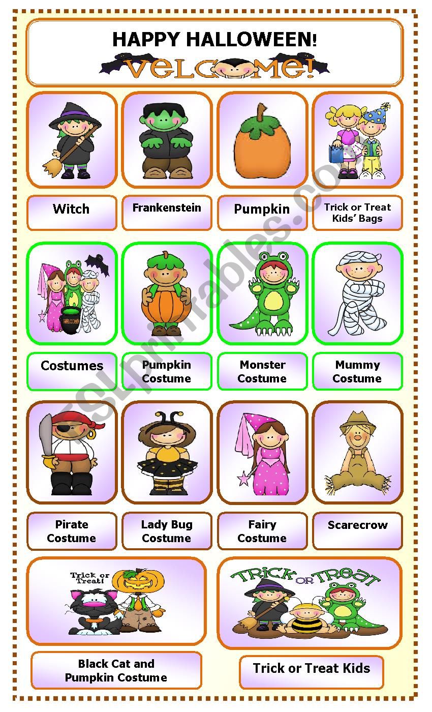 Halloween: Pictionary_3 worksheet