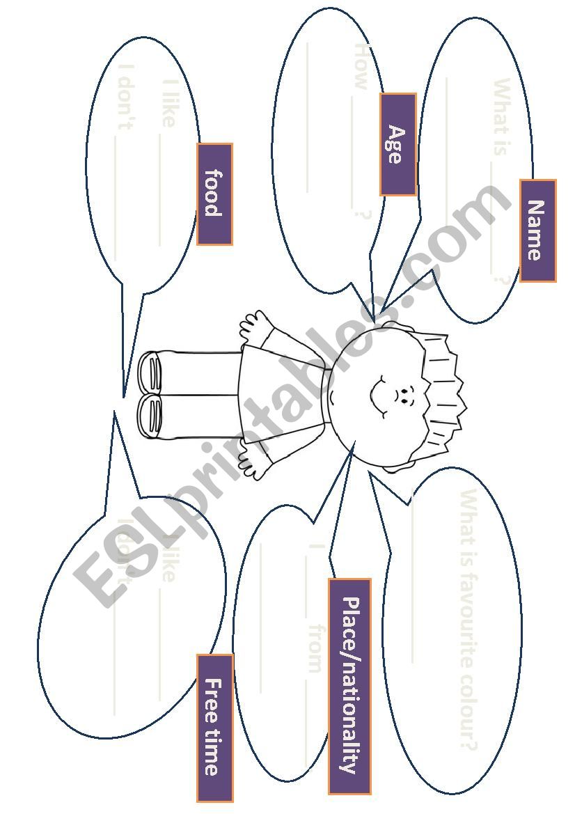 Introduce yourself worksheet