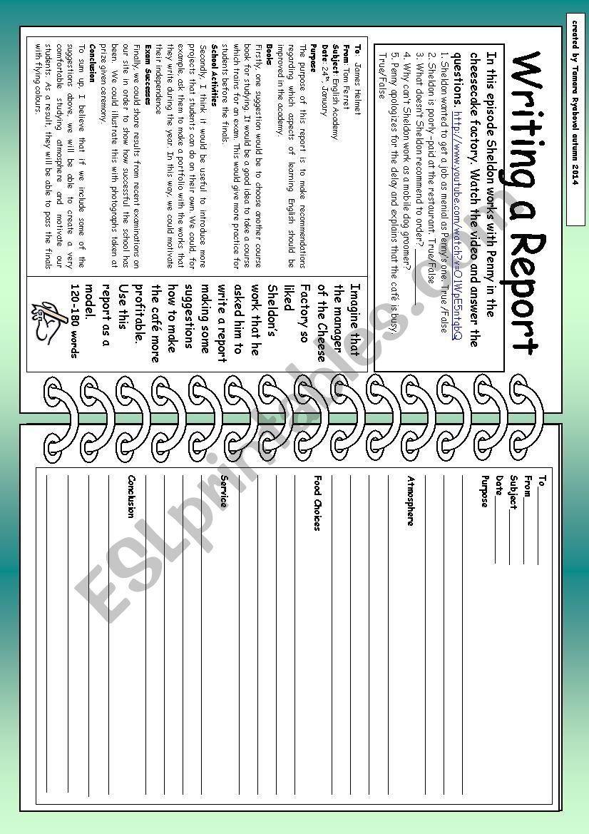  Video Big Bang Theory  worksheet