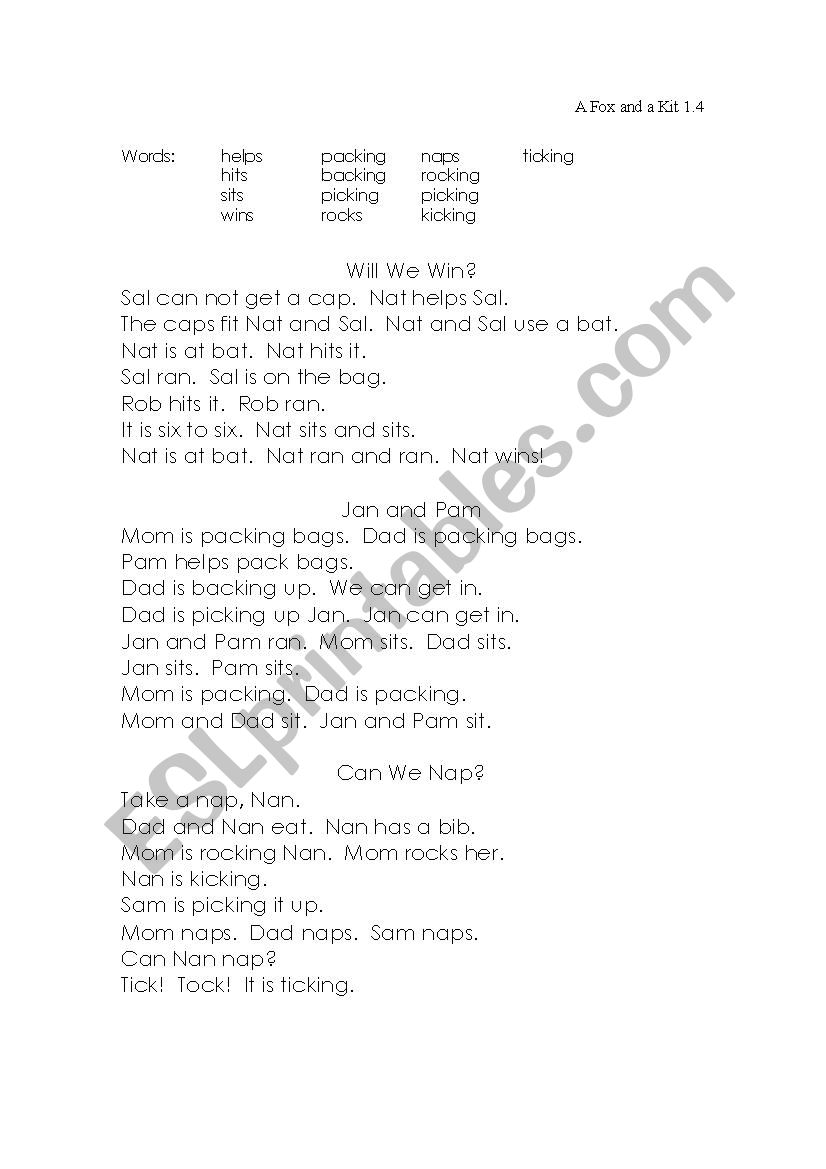 arabic exam worksheet