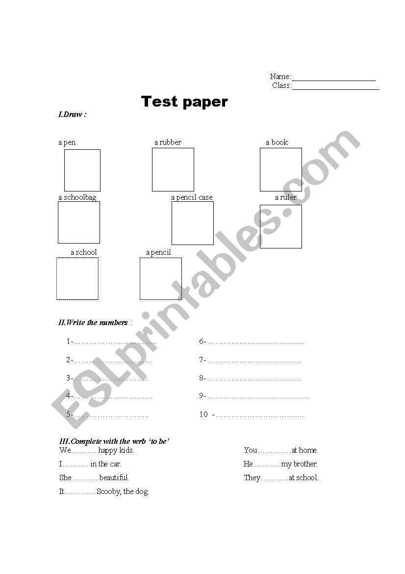 Evaluation worksheet