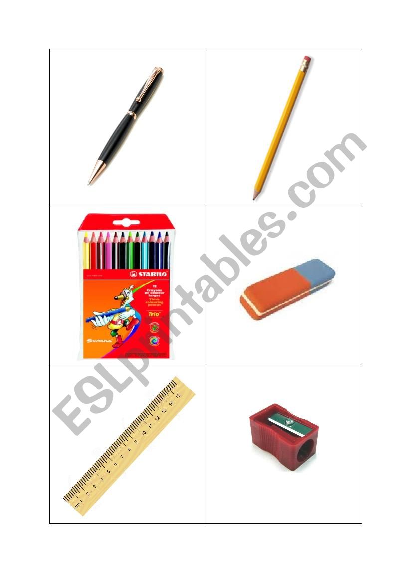 Classroom - flashcards worksheet