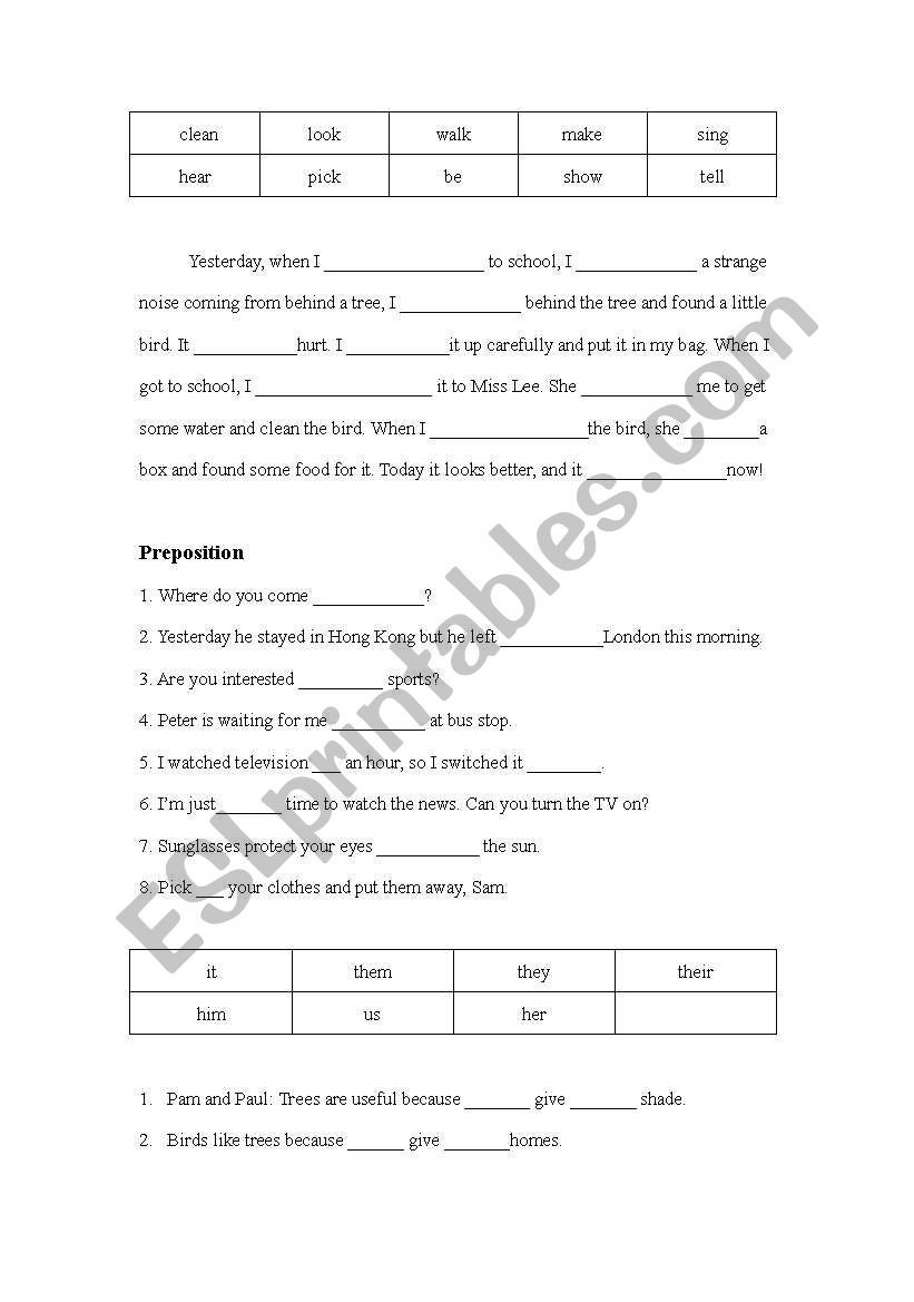 worksheet worksheet