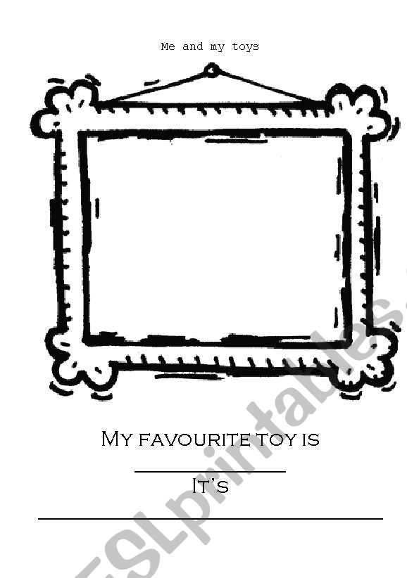 Toys and Colours worksheet