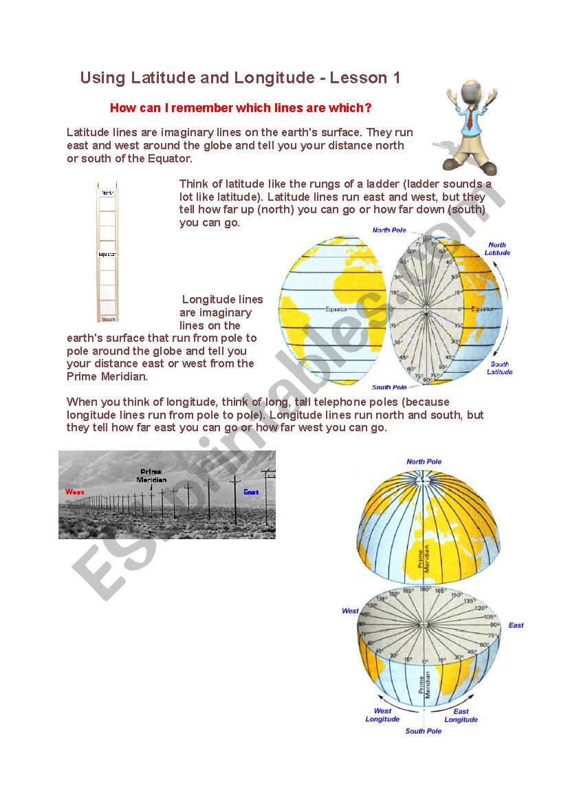 What is Lat and Long? worksheet