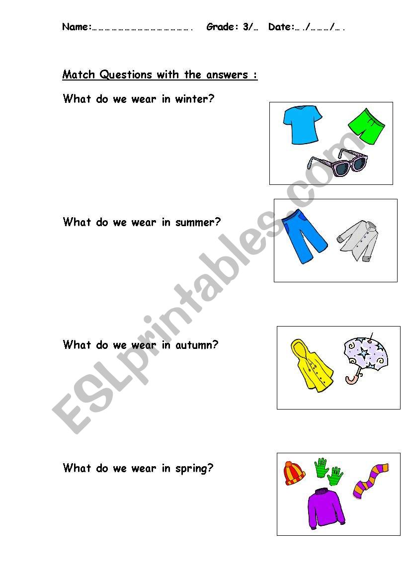 weather worksheet