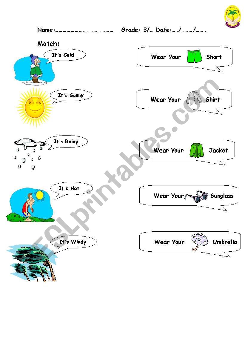 weather worksheet