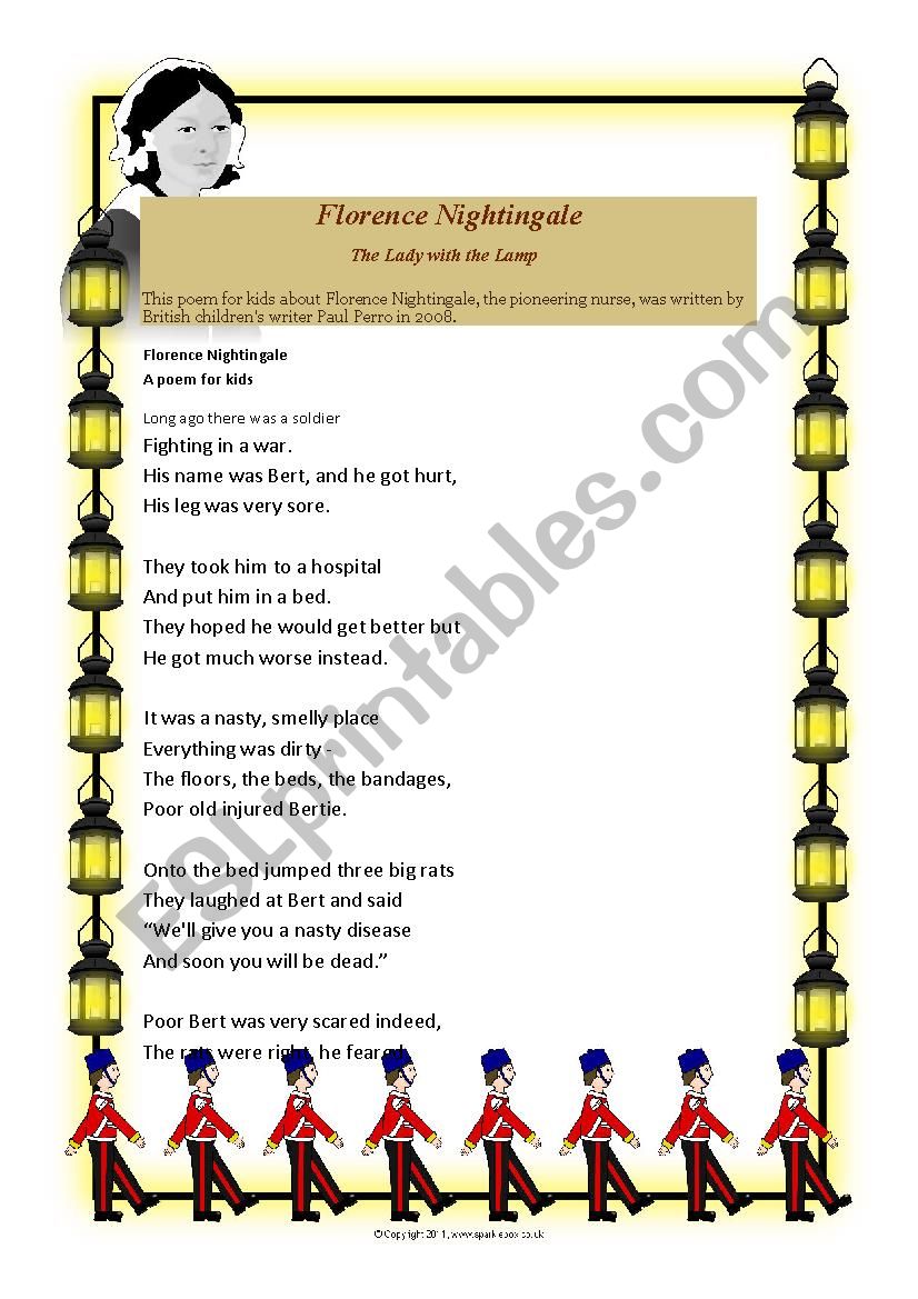 Florebce Nightingale poem and questions 