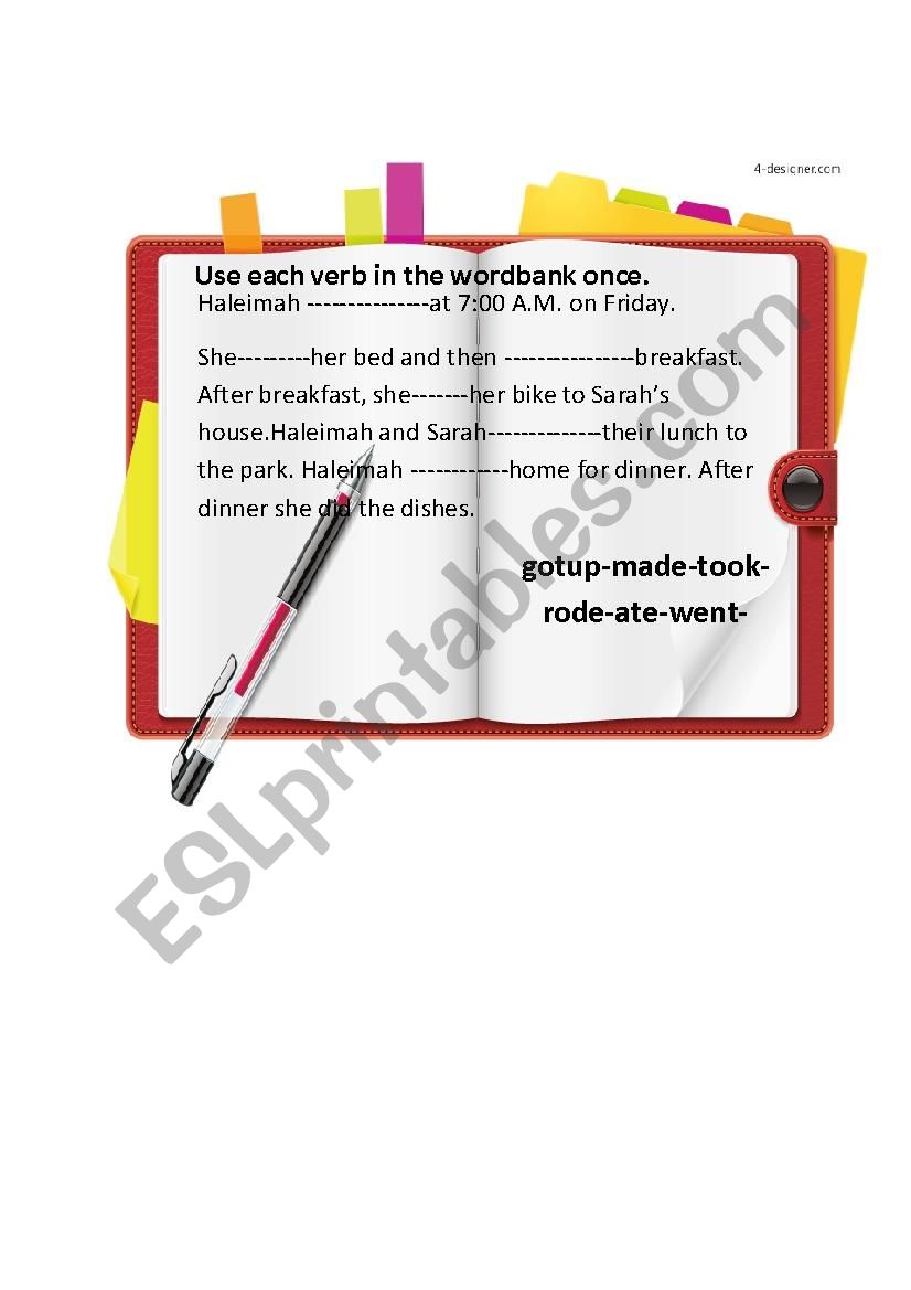 present tense worksheet  worksheet