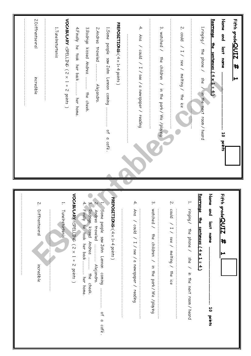 verbs  of  perception worksheet