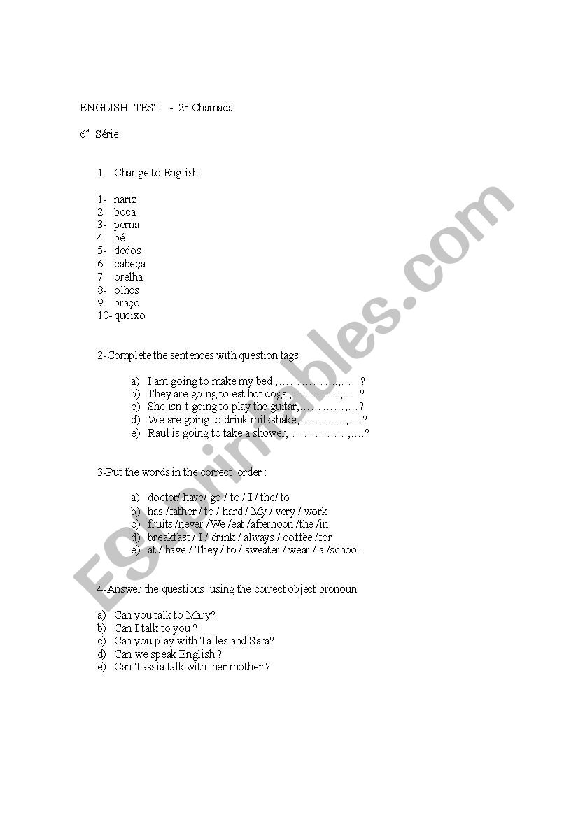 grammar exercises worksheet