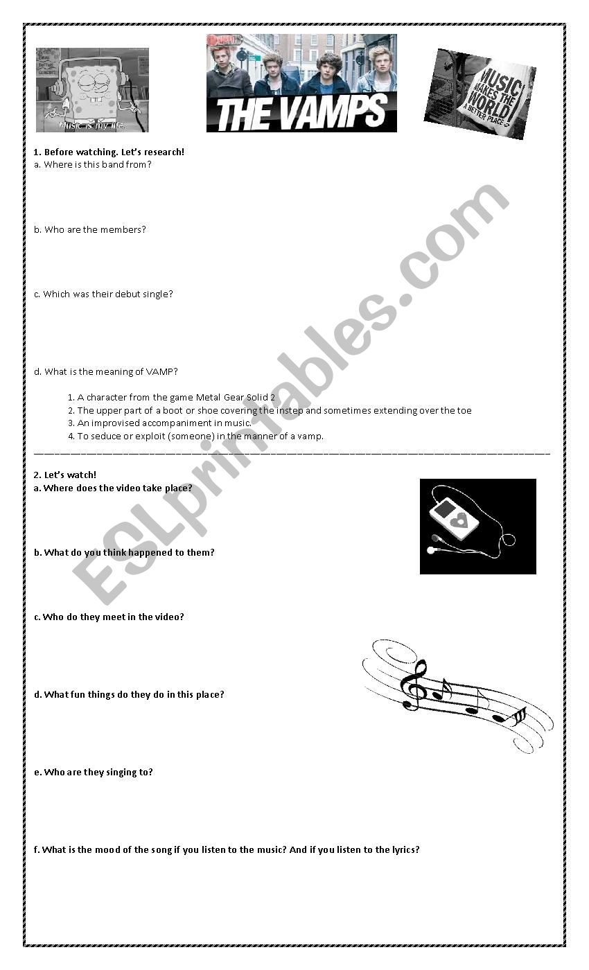 Oh Cecilia worksheet