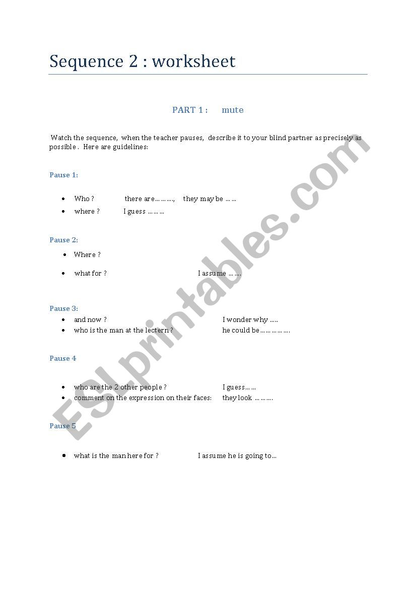 scent of a woman worksheet