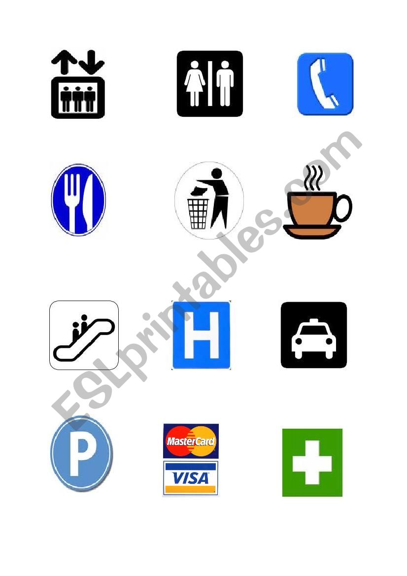 community signs worksheet