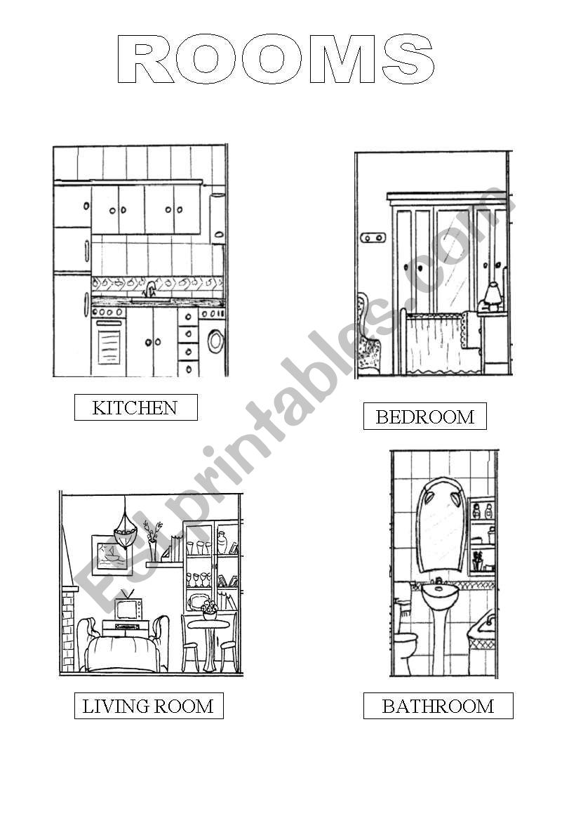 rooms worksheet