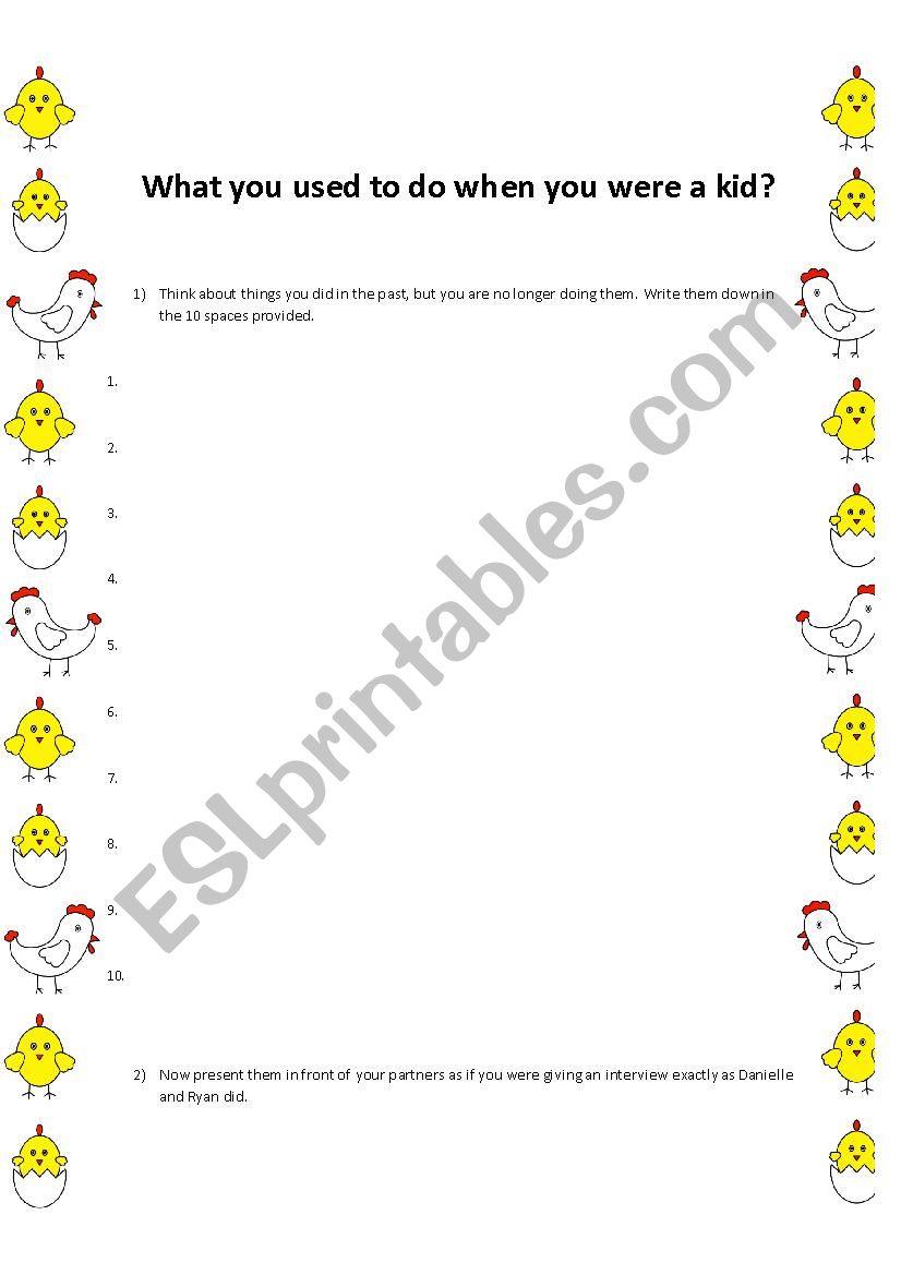 Worksheet with blank spaces worksheet