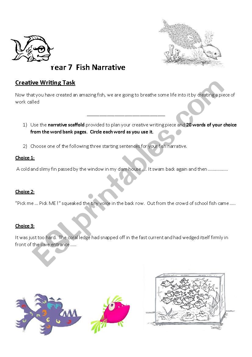 Fish Narrative- Narrative structure