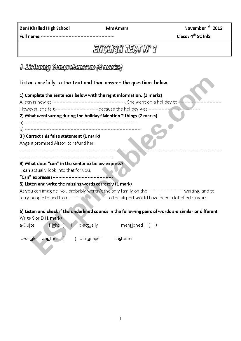 test 1 sc inf elly worksheet
