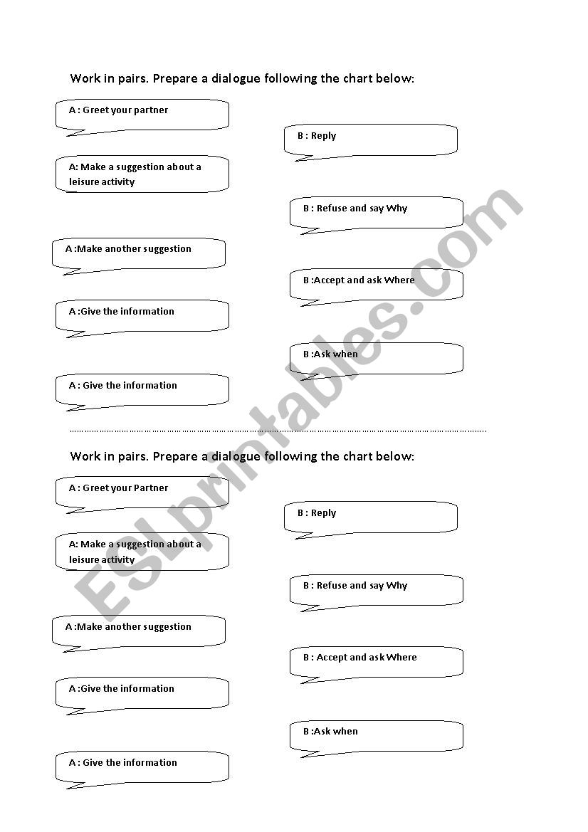 Making suggestions (Practice) worksheet