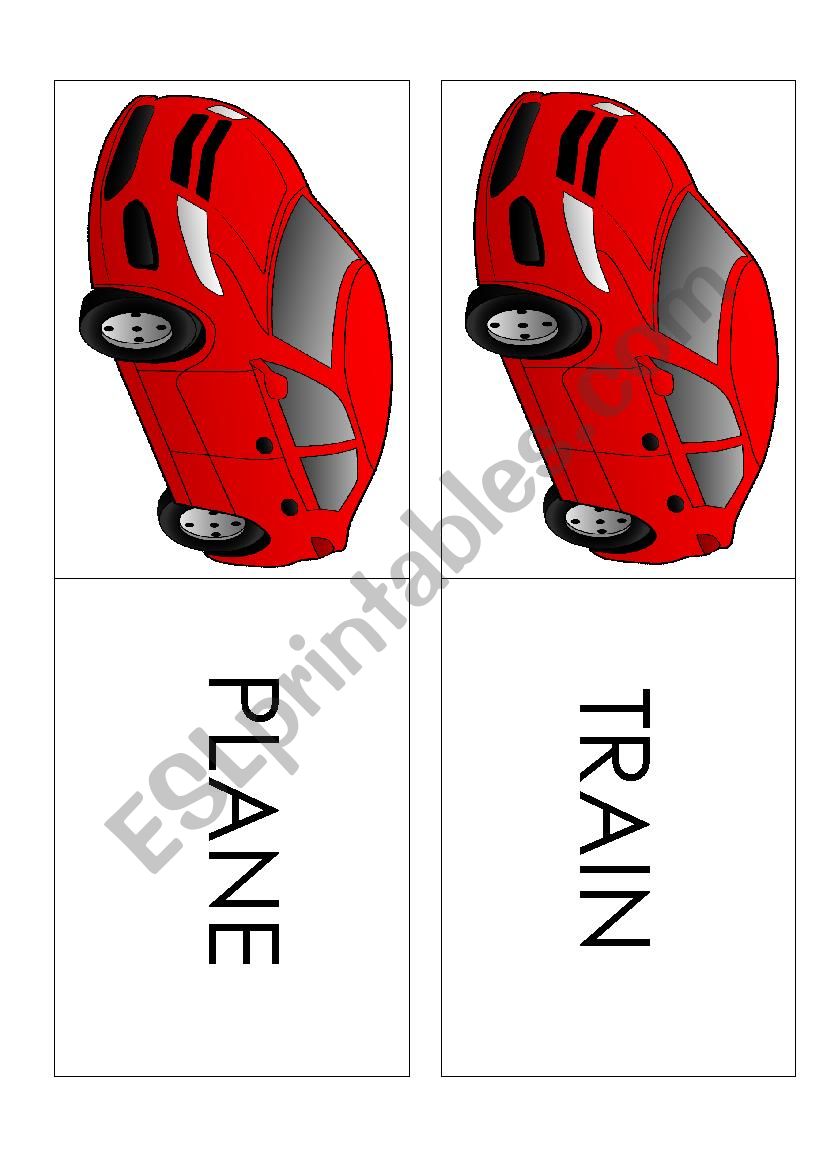 Means of Transportation Part1 worksheet