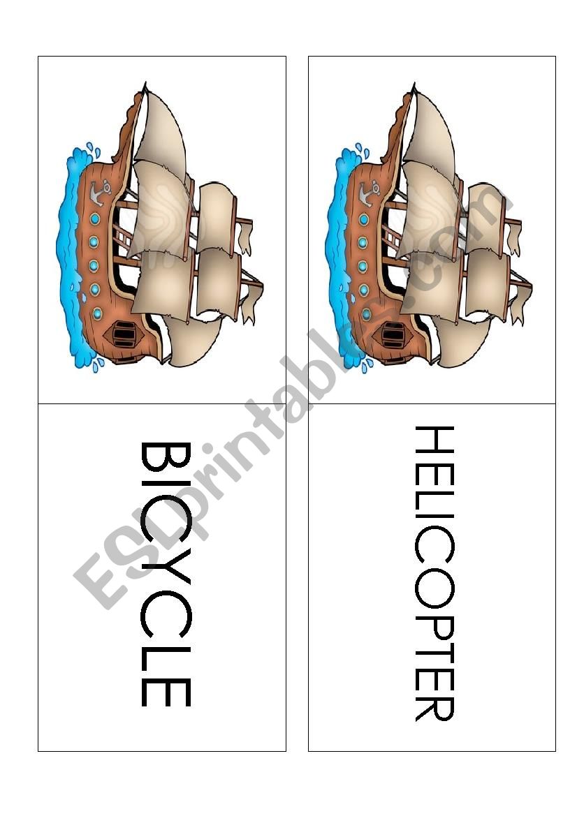 Means of Transportation Part2 worksheet