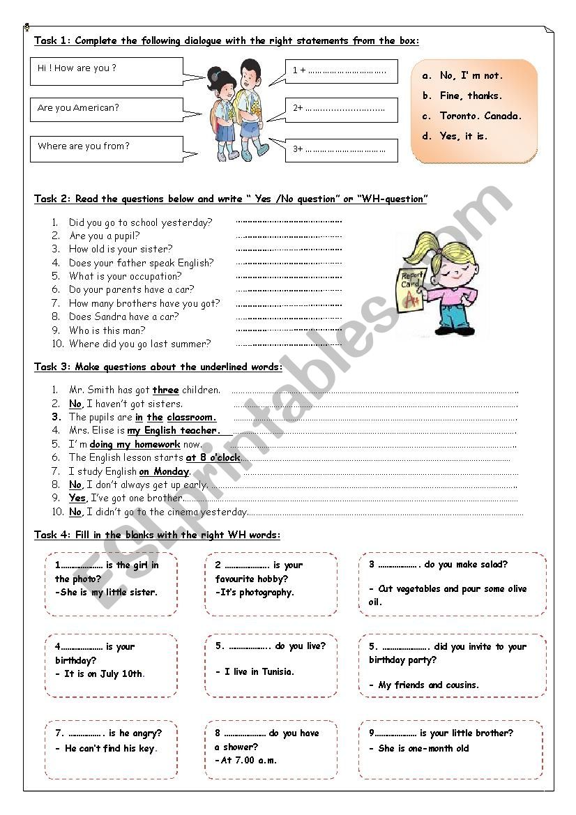 group session for 8th formers worksheet