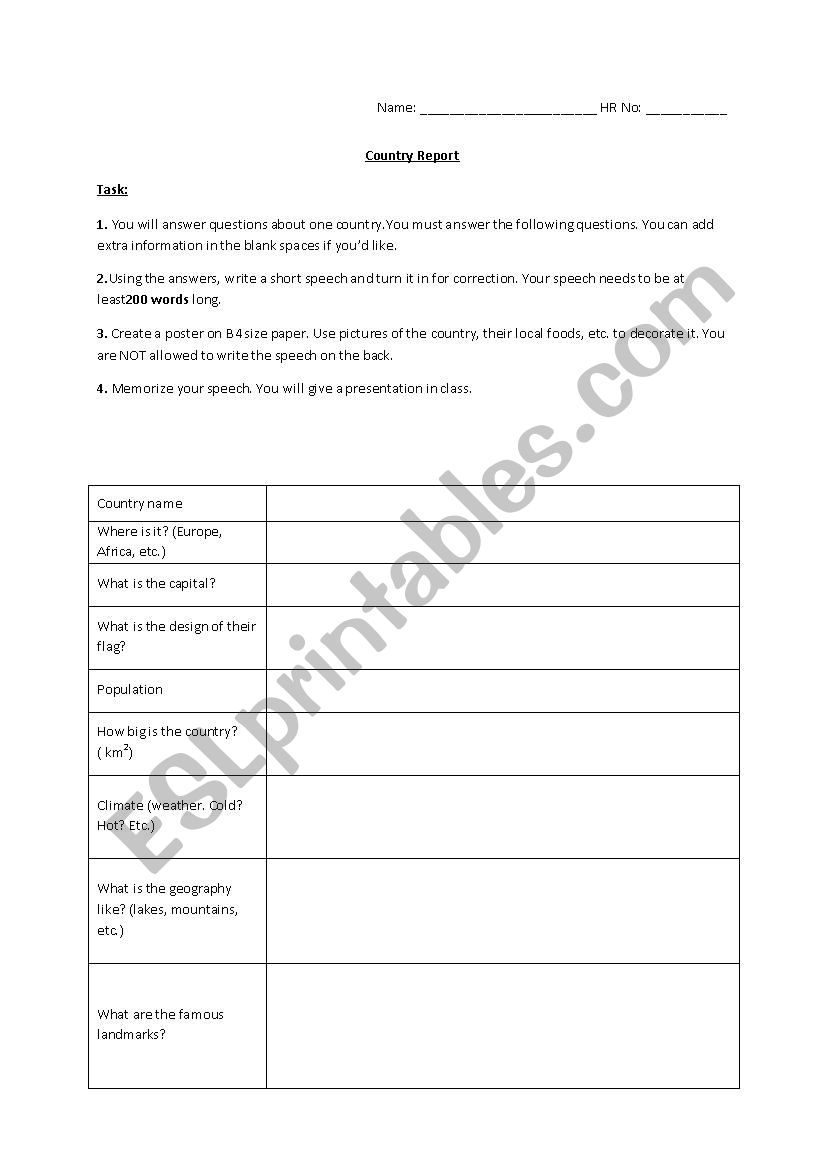 country-report-esl-worksheet-by-ladyzombie