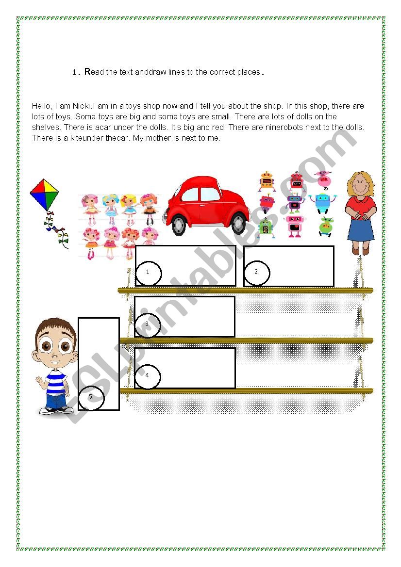 Prepositions of place differentiated 