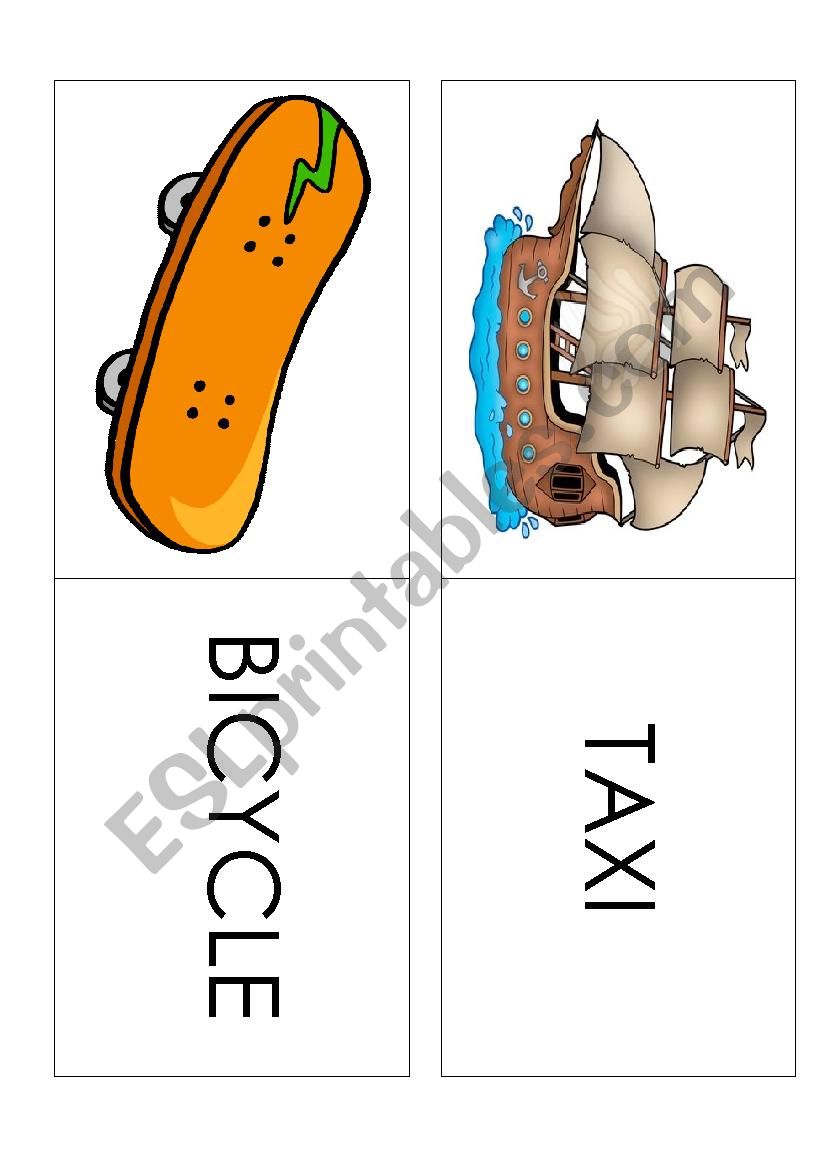 Means of Transportation Part5 worksheet