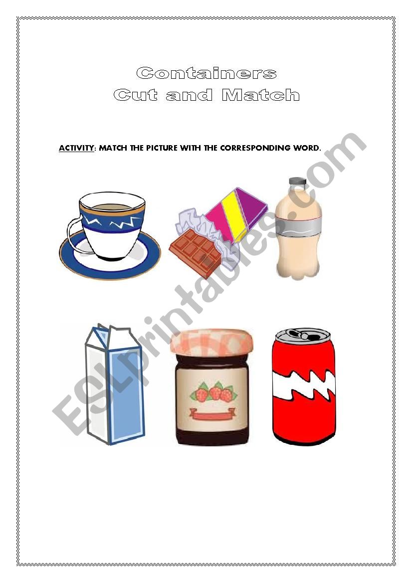 containers cut and paste matching