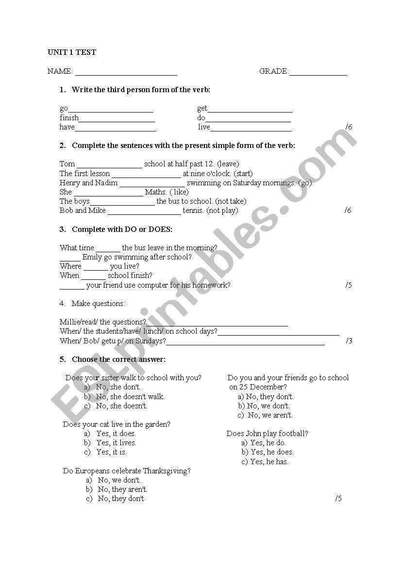 Project 2 third edition worksheet