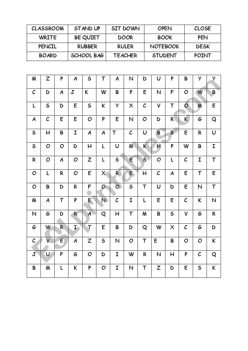 Classroom Conversations worksheet