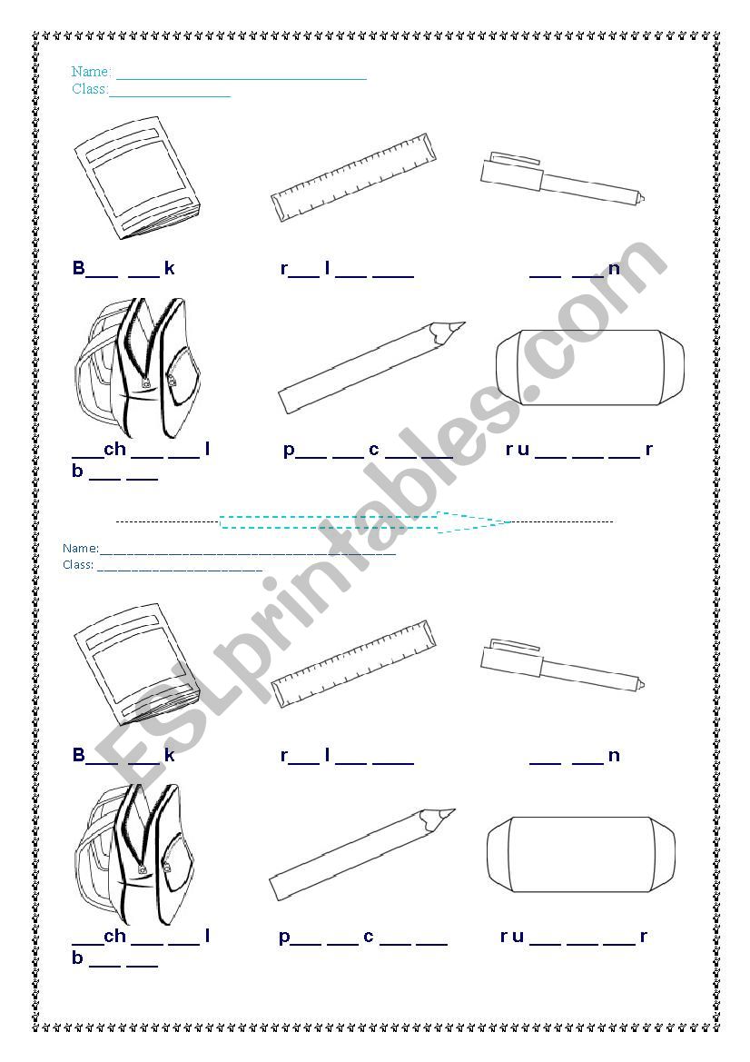 Classroom objects/ Cool Kids 1 Unit 2  Elementary