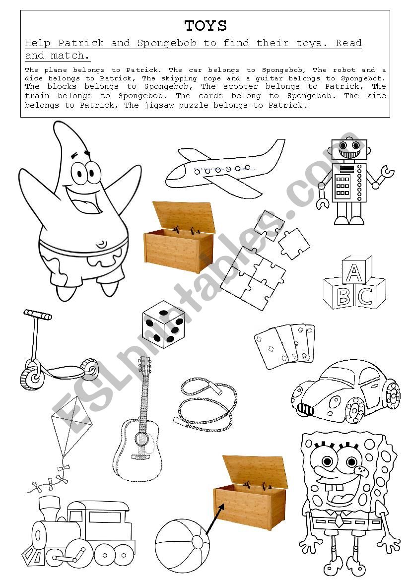Kids box 1 worksheets. Toys matching Worksheets. Toys reading Worksheets. Kids Box Toys Worksheet.