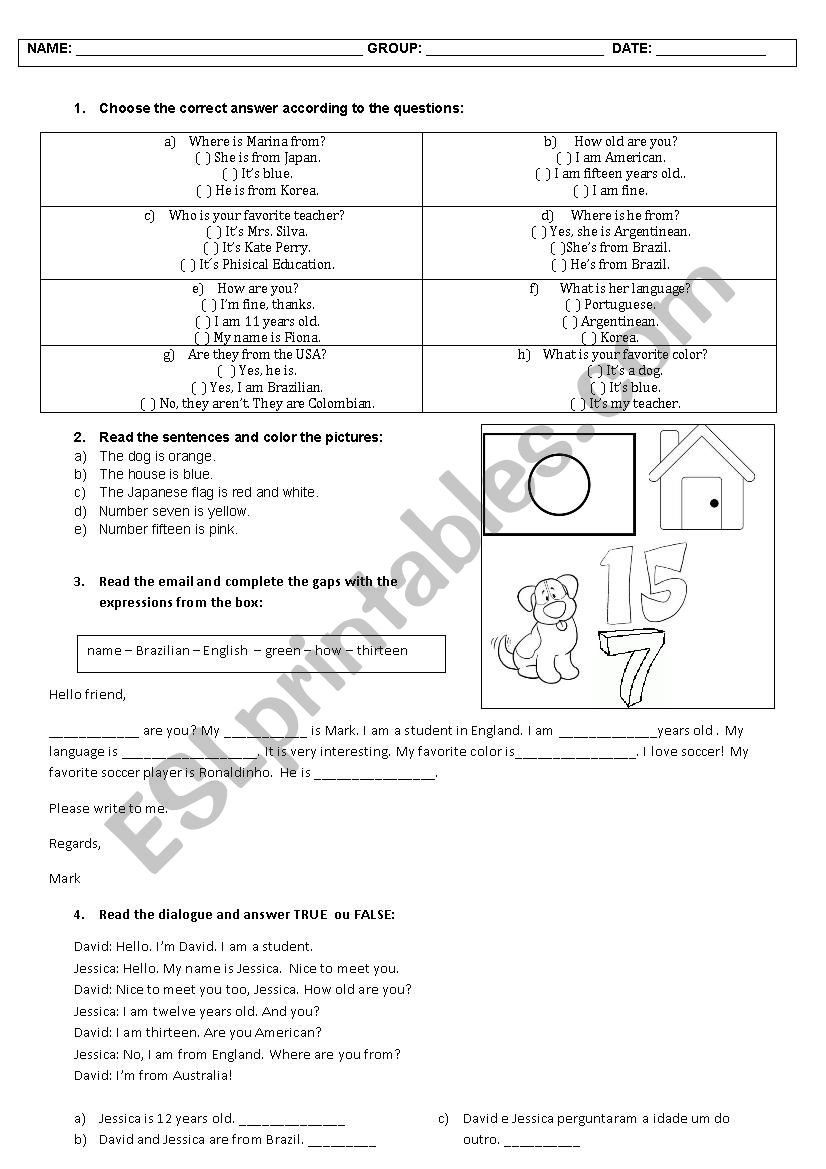 Test for basic worksheet