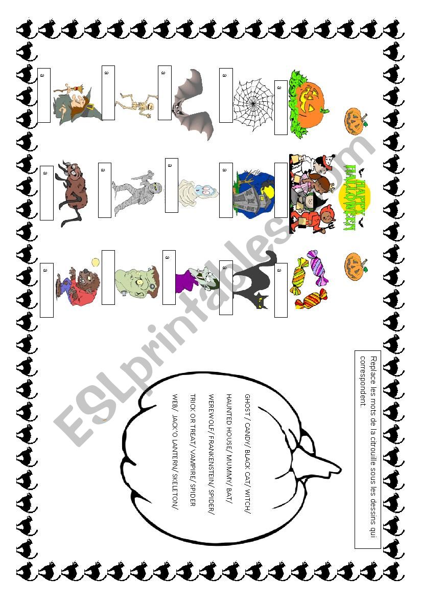 HALLOWEEN worksheet