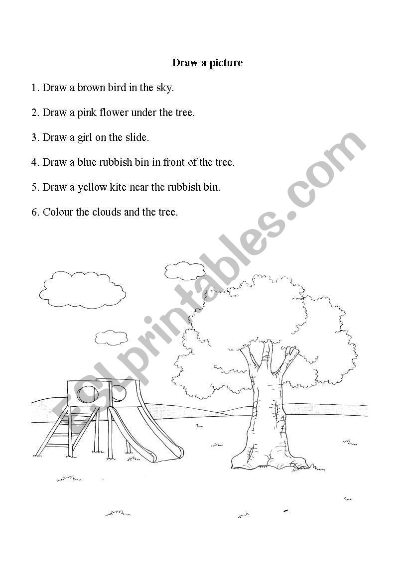 Draw a Picture worksheet