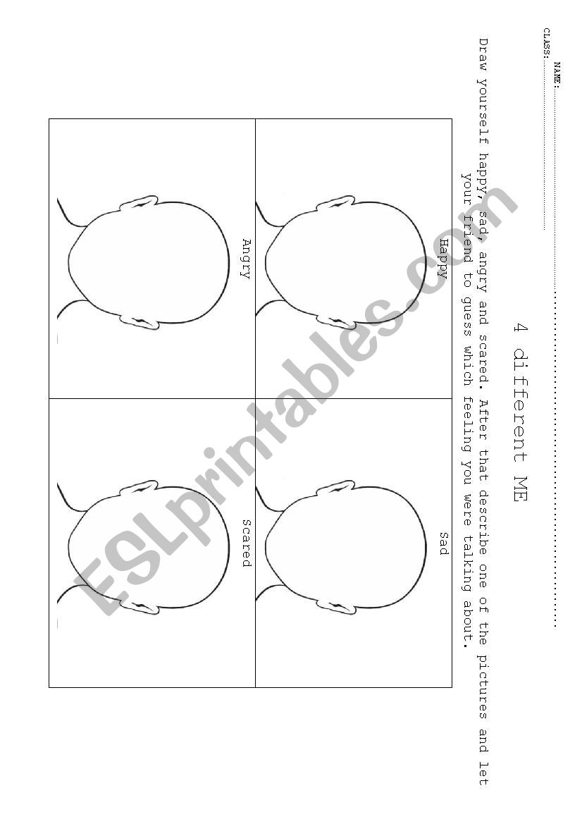 Feelings / emotions (activity 