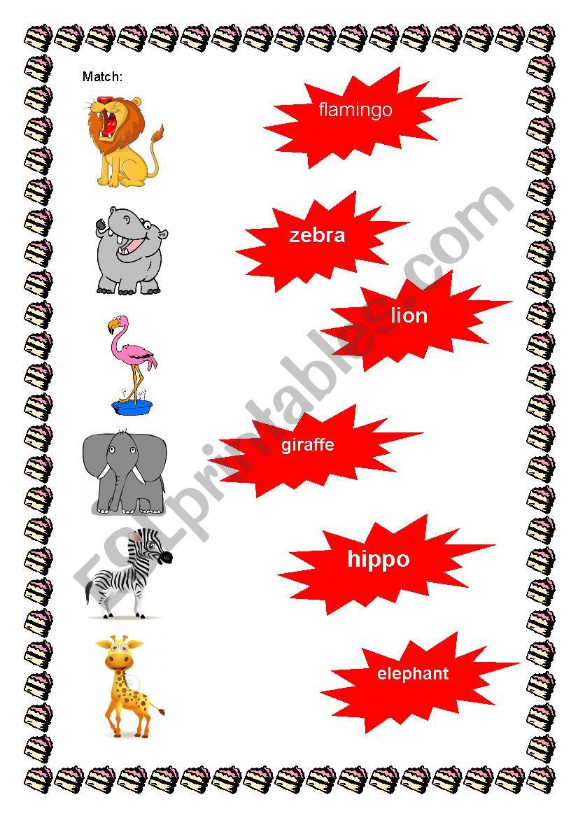 Zoo Animals  worksheet