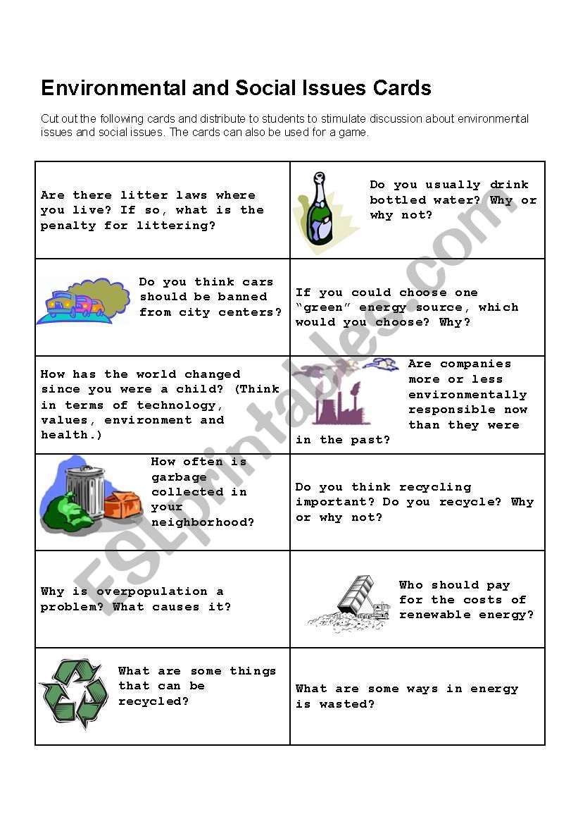 Environmental and Social Issues