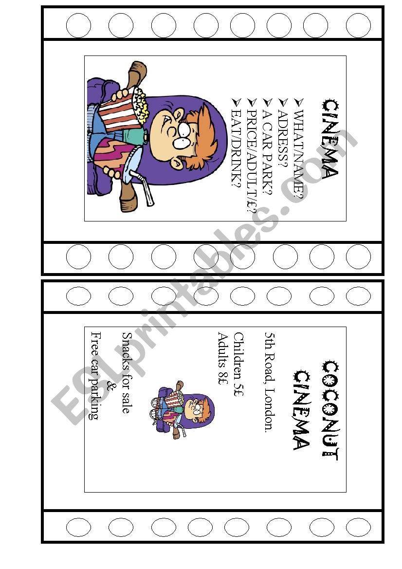 KET for Schools speaking cards