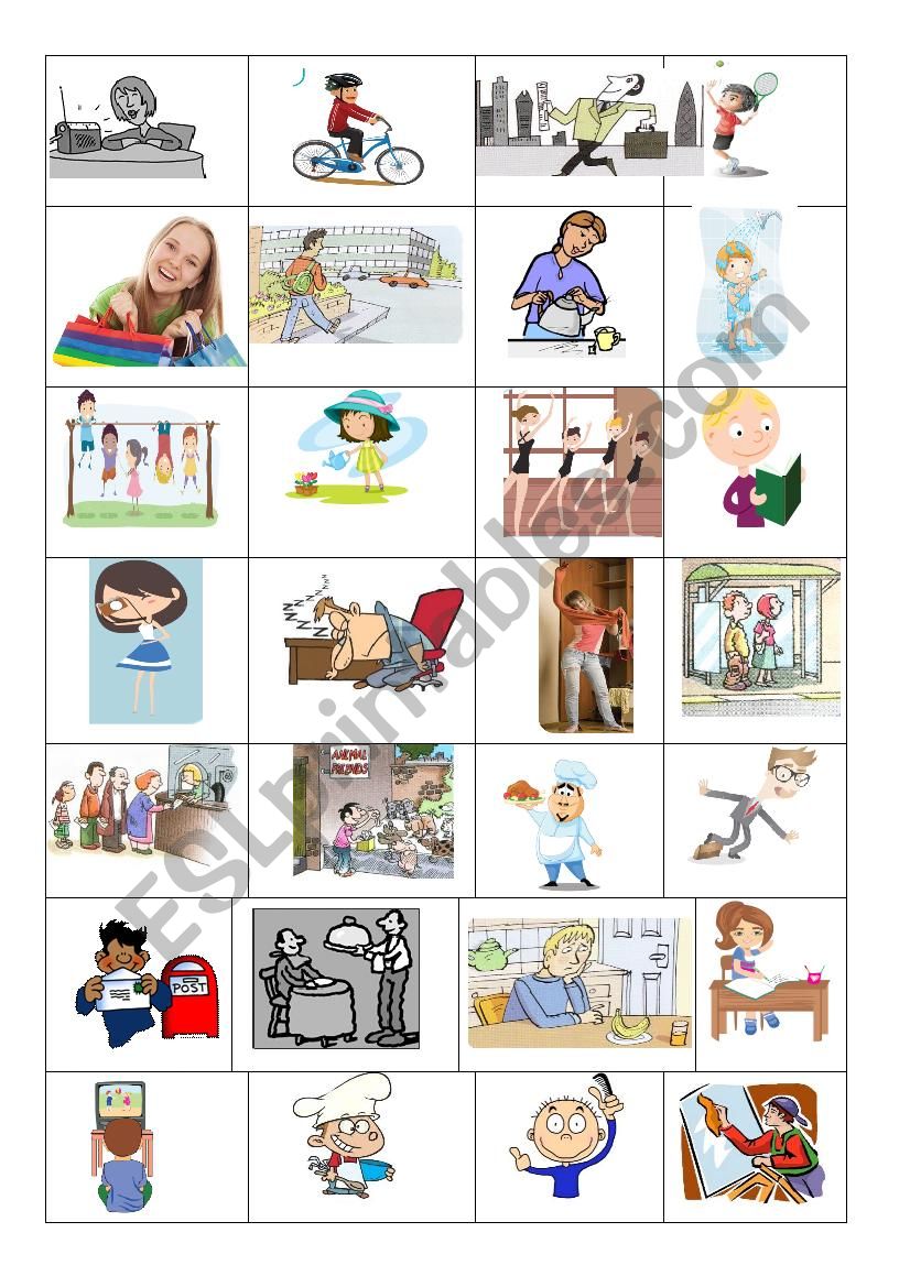 Present simple vs present continuous tense